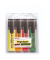Textmarker 4-345-4, Set, gelb/pink/orange/hellgr&uuml;n, 2-5mm Keilspitze