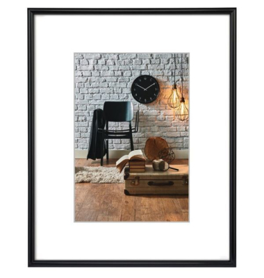 Bilderrahmen Sevilla schwarz 40 x 60cm Glas