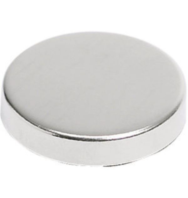 Haftmagnet 6800P27, Rund, 22mm &Oslash;, silber, 800g