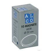 Haftmagnet 6838V15, Rund, 32mm &Oslash;, blau, 800g