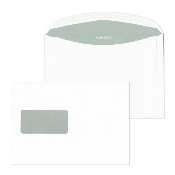 4003928255367 - Kuvertierhüllen 255360 C5 229x162mm ASK mit Fenster nassklebend 80g weiß 4003928255367 500 Stück