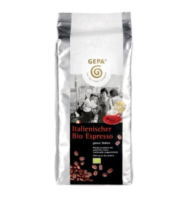 Bio Espresso ganze Bohnen 1kg Bio Espresso ganze Bohnen 1kg