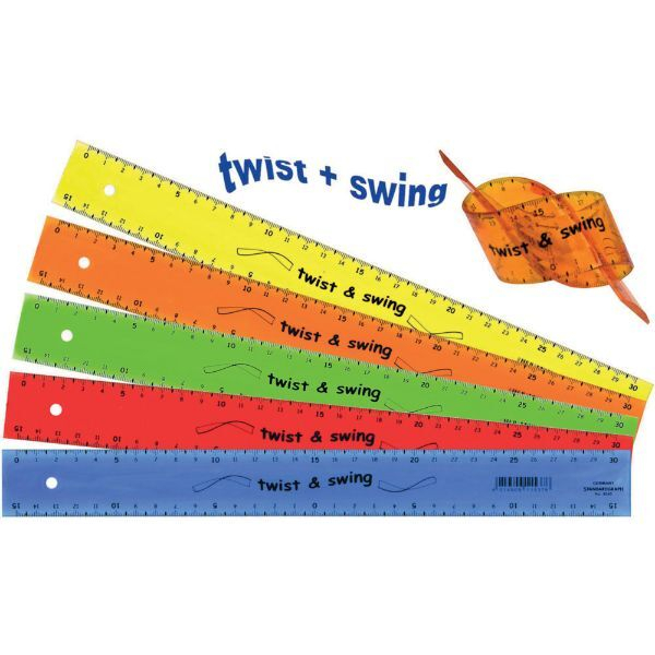 Standardgraph Kunststoff-Lineal Twist'n Swing 9040 farbig sortiert 30cm 4014509115376 Standardgraph