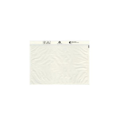 Lieferscheintaschen UNIPACK 522V0005023 C4 ohne Aufdruck selbstklebend 