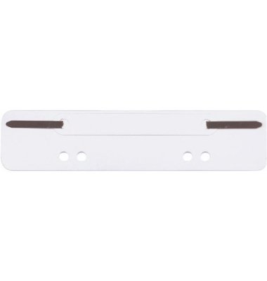 Heftstreifen kurz 441-200-0013, 34x150mm, RC-Karton mit Papierdeckleiste, weiß