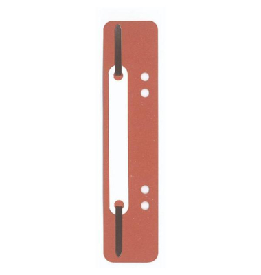 Heftstreifen kurz 441-200-0313, 34x150mm, RC-Karton mit Papierdeckleiste, rot