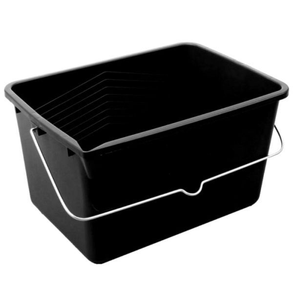 4022551260036 - Eimer 13340034 eckig schwarz 12 Liter 4022551260036 BÜRSTENMANN