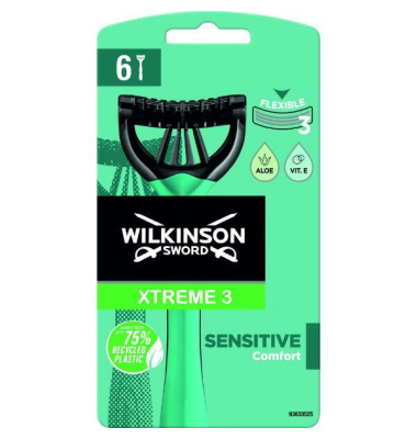 Rasierer Xtreme 3 sensitive, Einweg, Klinge: dreifach