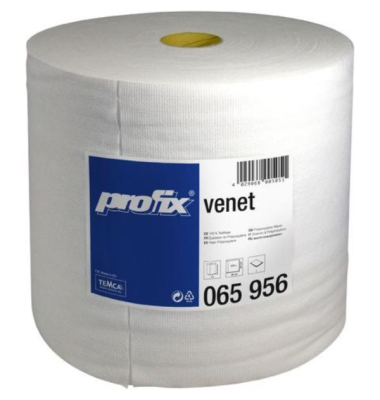 Wischtuchrolle Venet 065956, 500 T&uuml;cher, 28cm x 180m, hochwei&szlig;