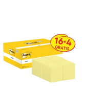 Haftnotizen 653Y-20, 51x38mm, gelb, rechteckig