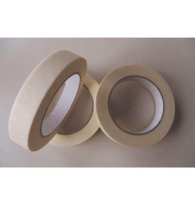 Kreppband 440.032 19mm x 50m chamois ablösbar