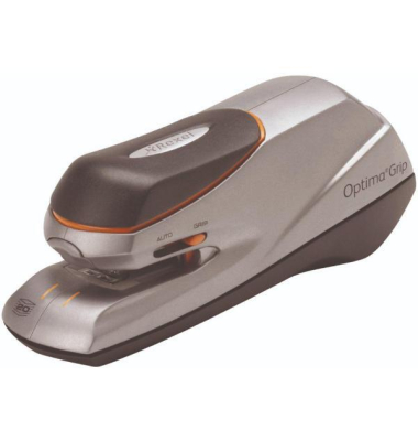 Elektrohefter Optima Grip 2102349 Schwarz silber Metall Kunststoff 