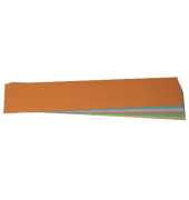 Überschriftenstreifen Papier sortiert 10 x 51,5cm