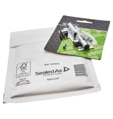 Luftpolstertasche, hk, Typ: A/000, 130x170mm, i: 110x160mm, weiß