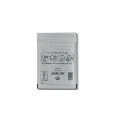 Luftpolstertasche, hk, Typ: A/000, 130x170mm, i: 110x160mm, weiß
