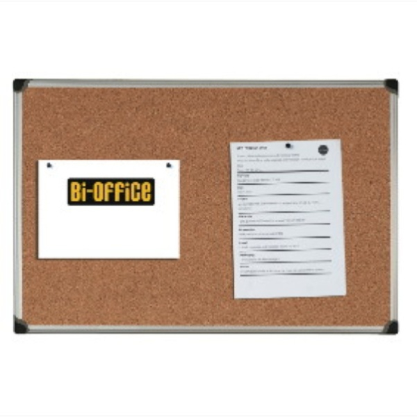 Bi-Office Pinnwand Bi-Silque, CA071170, 180x90cm (BxH), Kork, Aluminiumrahmen 5603750427780 Bi-Office