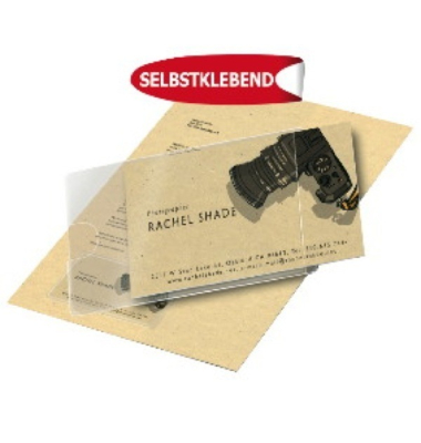 Visitenkartentaschen/10106 60x95 mm transparent Inh.10