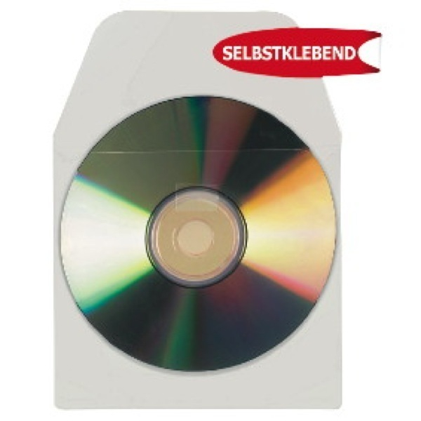 5701193031783 - CD DVD-Tasche selbstklebend transp 127x127mm 5701193031783 10 Stück