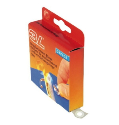 Lochverstärkungsringe aus PP/8214-500 transparent Polypropylen Inh.500