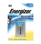Batterie Advanced, 9V-Block / E-Block / 6LR61, 9 Volt