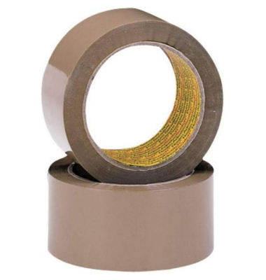 Packband LOW NOISE 309, PP, selbstklebend, 50 mm x 66 m, braun