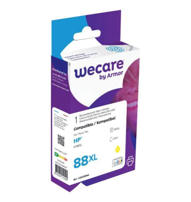 Druckerpatrone K20259W4 kompatibel zu HP 88XL gelb