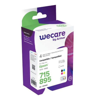 Druckerpatrone K10112W4 kompatibel zu Epson T071140, Multipack, schwarz, cyan, magenta, gelb
