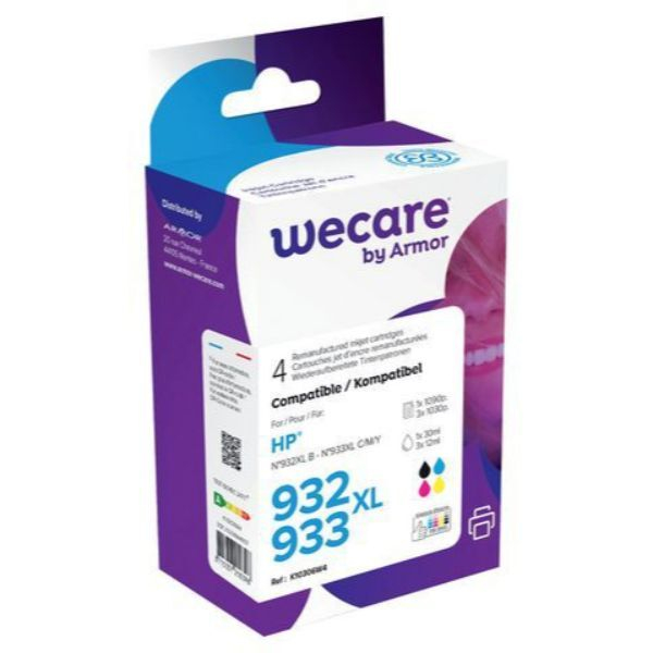 8715057210396 - Druckerpatrone K10306W4 kompatibel zu HP 932XL Multipack schwarz cyan magenta gelb 8715057210396 wecare