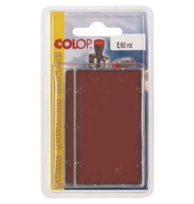 Stempelkissen E/60 rot 2er