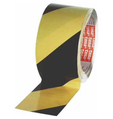 Signalklebeband 6880-25-50, 50mm x 25m, gelb/schwarz