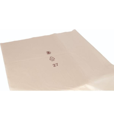 Müllsack 99944 Standard Typ 100, transparent, 2500 Liter, offen