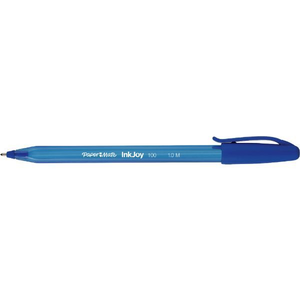 3501170957134 - Paper Mate InkJoy 100ST Kugelschreiber | mittlere Spitze (10 mm) | Blau | 50 Stück
