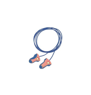 Gehörschutzstöpsel Laser Trak, mit Band, Schaumstoff, blauorange