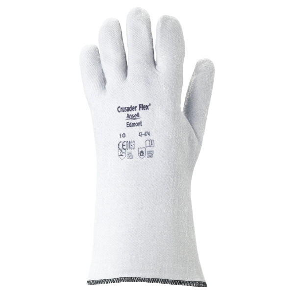 12 Stück Ansell Hitzeschutzhandschuhe ActivArmr, Nitril, grau, Größe 10 / XL 0076490439118 Ansell