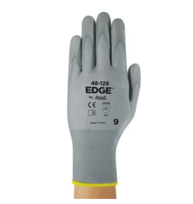Arbeitshandschuhe EDGE, Polyurethan, schwarz, Größe 9 / L