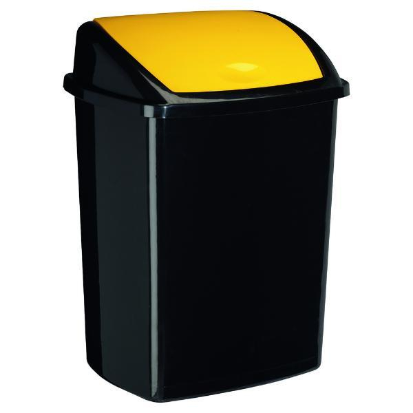 3019920919481 - Abfalleimer PP 50 l 405 x 310 x 685 mm schwarzgelb 3019920919481 Rossignol