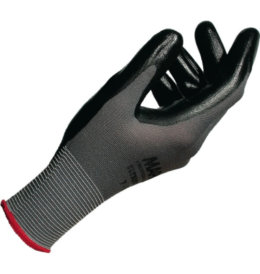 Arbeitshandschuhe Ultrane 553, Nitril, schwarz/grau, Größe 10 / XL