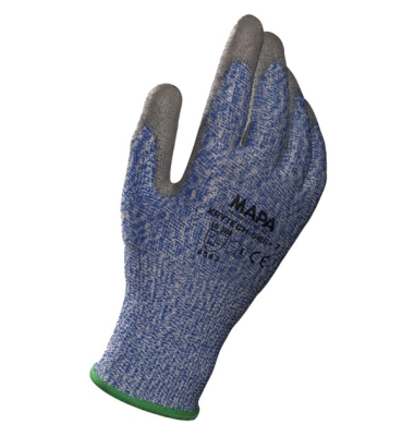 Arbeitshandschuhe Krytech 586, Polyurethan, grau/blau, Größe 10 / XL