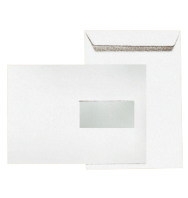 Versandtaschen Posthorn 05240321, C5, mit Fenster, selbstklebend, 90g, weiß