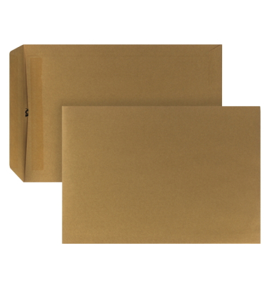 Versandtaschen 04270337, C4, ohne Fenster, selbstklebend, 110g, braun
