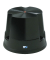 Rollhocker Twin Easy Step, Kst., 39 x 30 cm, Tragf.: 150 kg, schwarz