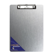 Klemmbrett ACB-002, A4, silber, Aluminum, inkl Aufh&auml;nge&ouml;se