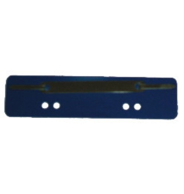 Heftstreifen 1012500410, 3,4x15cm (BxL), Kunststoff mit Metalldeckleiste, blau