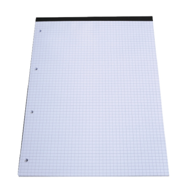 Notizblock 400088810, kariert, A4, 70g, 50 Blatt