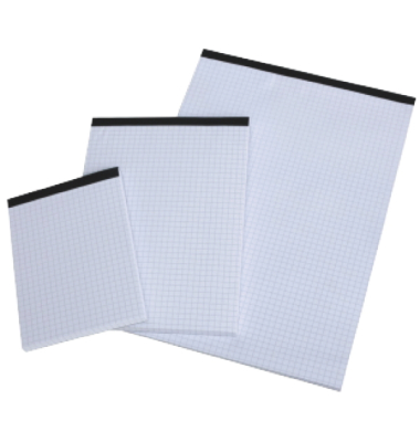 Notizblock 400088808, kariert, A5, 70g, 100 Blatt