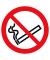 Schild, Rauchen verboten, selbstklebend, Folie, Ø: 200 mm