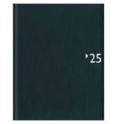 Buchkalender 732-2621, anthrazit, 1 Woche / 2 Seiten, 21x26,5cm (A4), 2027