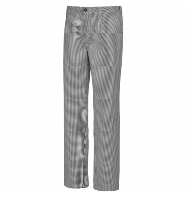 Arbeitshose Koch / Bäcker, schwarz-weiß, Größe 56