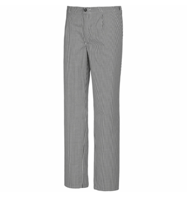 Arbeitshose Koch / Bäcker, schwarz-weiß, Größe 58