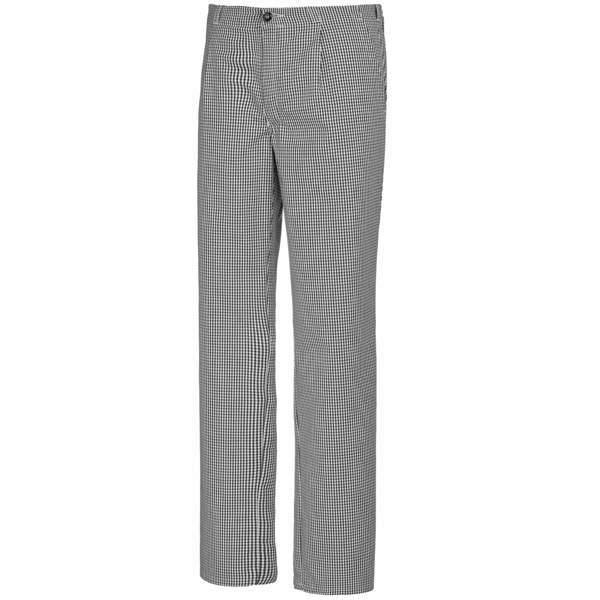 4010365530698 - Arbeitshose KochBäcker Baumwolle Größe 64 schwarzweiß 4010365530698 BP